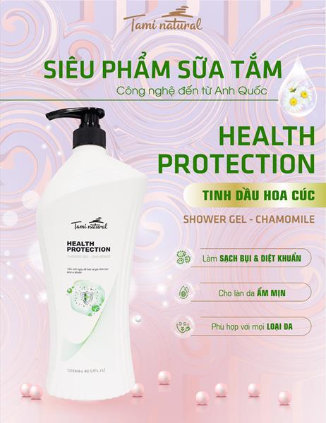 Sữa tắm bảo vệ tinh dầu hoa cúc - Gia Công Mỹ Phẩm Tami Natural Home - Công Ty TNHH Sản Xuất Dược Mỹ Phẩm Tami Natural Home